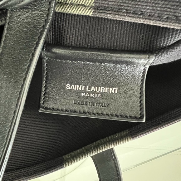 Saint Laurent Linen Handbag - Picture 3 of 6